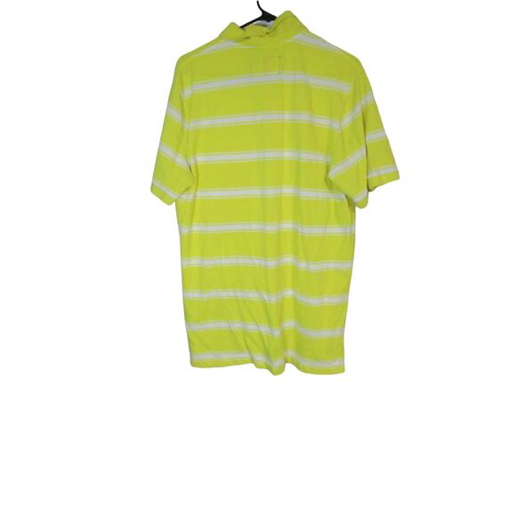 Ecko Unltd Authentic Classic Yellow and White Stripe short Sleeve Polo Shirt - Picture 2 of 3